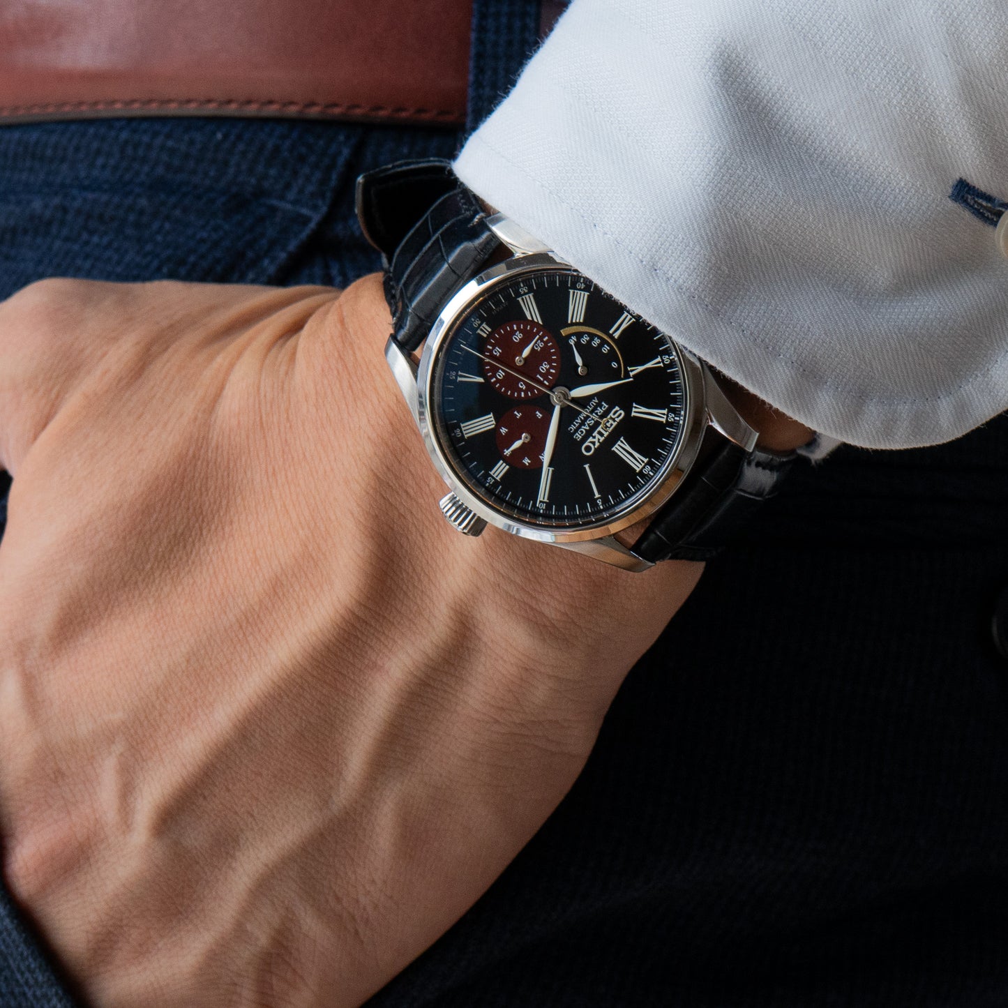 Seiko SPB085 Hand-Lacquered "Moon at Dawn"