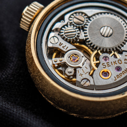 Seiko Mechanical Gold "Mother-of-Pearl" Ring Watch