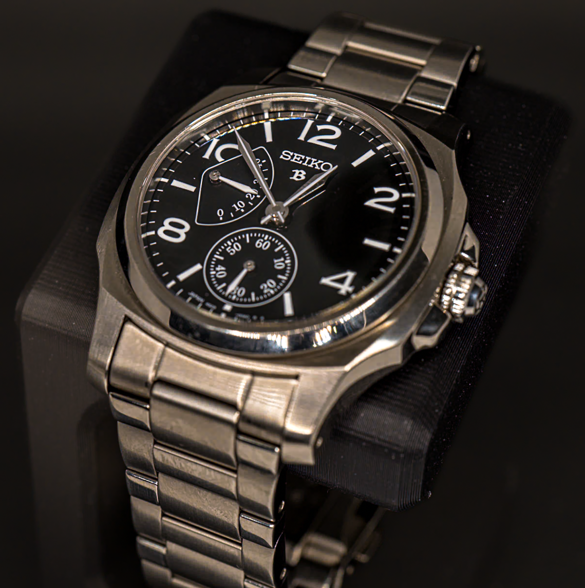 Seiko SAGN005 Brightz; Full Titanium Black Watch – Provenance Watches